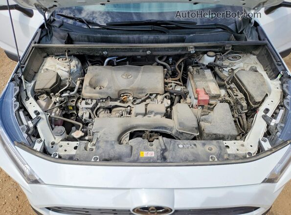 2T3R1RFV5RC429494 2024 TOYOTA RAV4 White Vista del compartimento del motor