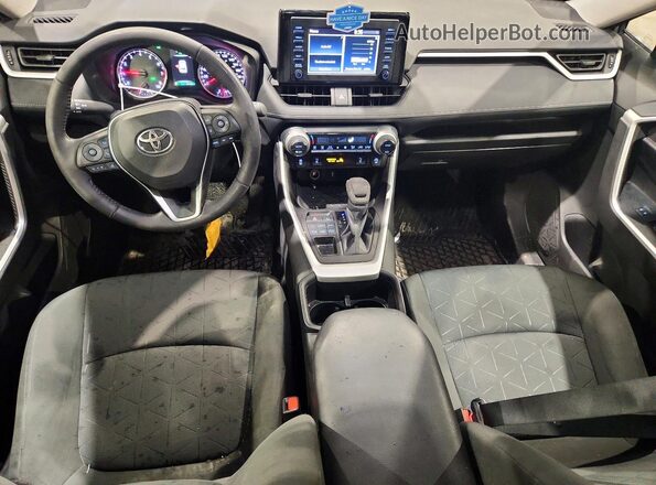 2T3R1RFV7NC281598 2022 TOYOTA RAV4 Gray წინა პანელის ხედი