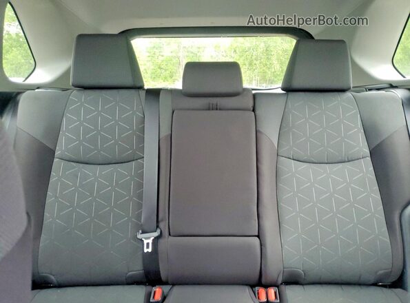 2T3R1RFVXNC272801 2022 TOYOTA RAV4 Silver Հետևի նստատեղերի տեսք