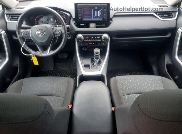 2T3R1RFVXNC272801 2022 TOYOTA RAV4 Silver Առջևի վահանակի տեսք
