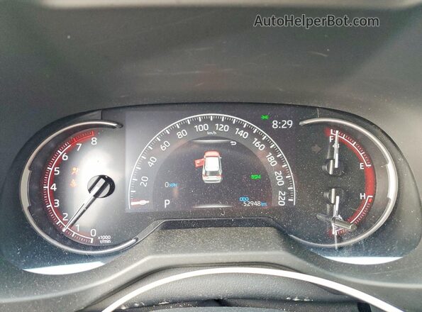 2T3R1RFVXRW455247 2024 TOYOTA RAV4 Красный Вид щитка приборов