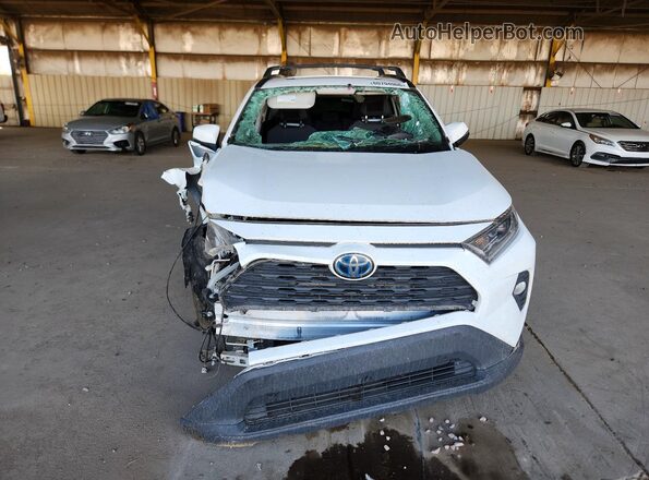 2T3R6RFV3MW011721 2021 TOYOTA RAV4 Белый Вид спереди