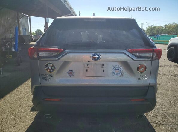 2T3R6RFV4MW015583 2021 TOYOTA RAV4 Silver უკანა ხედი