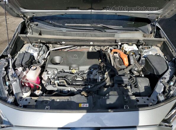 2T3R6RFV4MW015583 2021 TOYOTA RAV4 Silver ძრავის განყოფილების ხედი