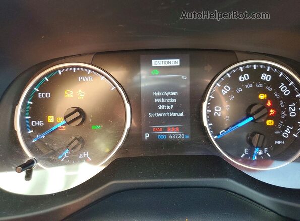 2T3R6RFV4MW015583 2021 TOYOTA RAV4 Silver ხელსაწყოთა პანელის ხედი