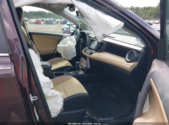 2T3RFREV0GW415422 2016 TOYOTA RAV4 Burgundy Սալոնի դիմացի տեսք