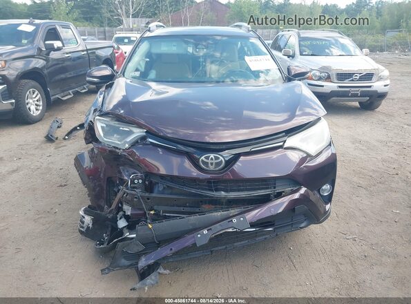 2T3RFREV0GW415422 2016 TOYOTA RAV4 Burgundy Դիմացի տեսք