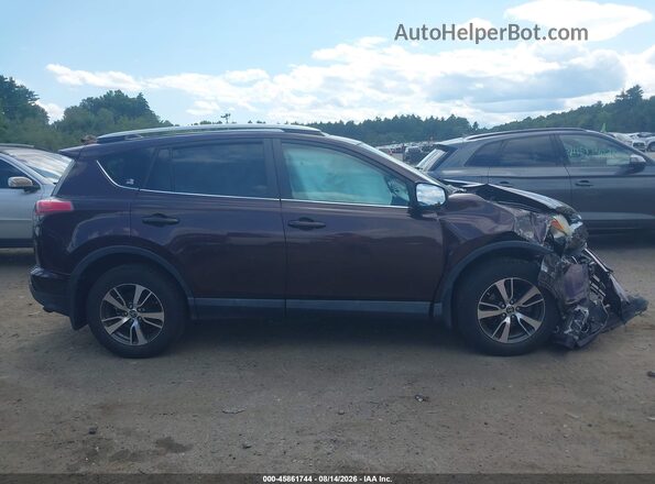 2T3RFREV0GW415422 2016 TOYOTA RAV4 Burgundy Սալոնի հետևի տեսք