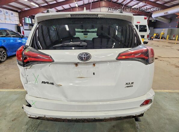 2T3RFREV0GW481310 2016 TOYOTA RAV4 Белый Вид сзади
