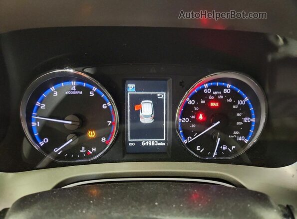 2T3RFREV0GW481310 2016 TOYOTA RAV4 Белый Вид щитка приборов