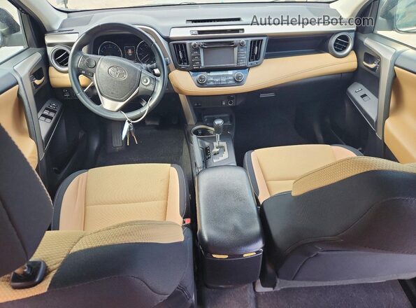 2T3RFREV0GW527671 2016 TOYOTA RAV4 Black წინა პანელის ხედი