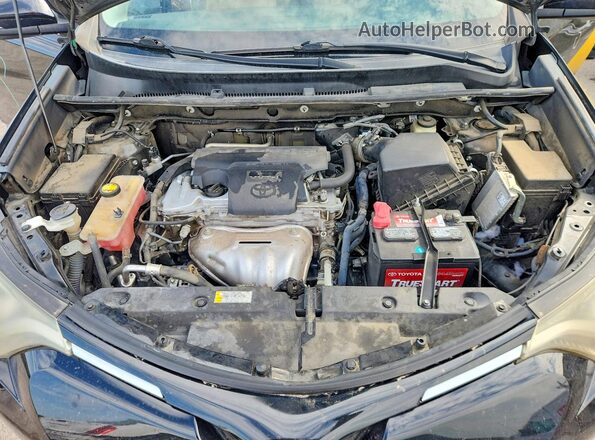 2T3RFREV0GW527671 2016 TOYOTA RAV4 Black ძრავის განყოფილების ხედი