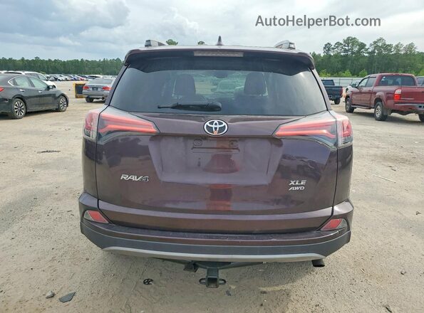 2T3RFREV0HW552460 2017 TOYOTA RAV4 Purple უკანა ხედი