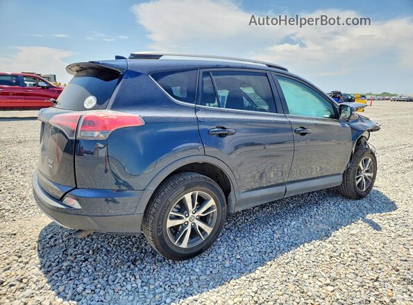 2T3RFREV0HW558159 2017 TOYOTA RAV4 Blue Задня права чверть