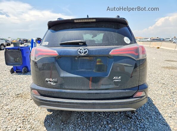 2T3RFREV0HW558159 2017 TOYOTA RAV4 Blue Вид ззаду