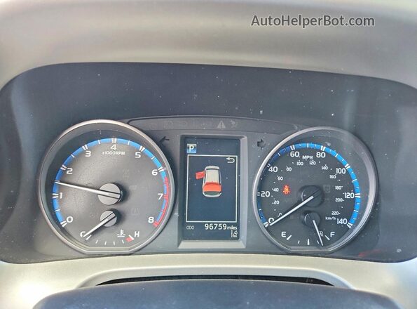 2T3RFREV0HW562535 2017 TOYOTA RAV4 Silver ხელსაწყოთა პანელის ხედი