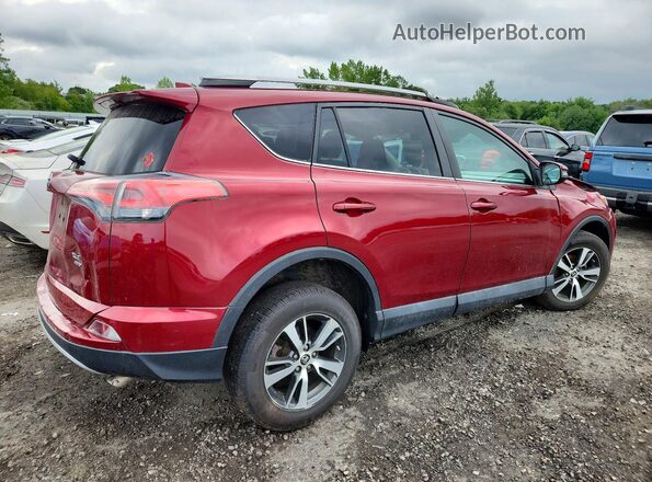2T3RFREV0JW804584 2018 TOYOTA RAV4 Red Հետևի աջ