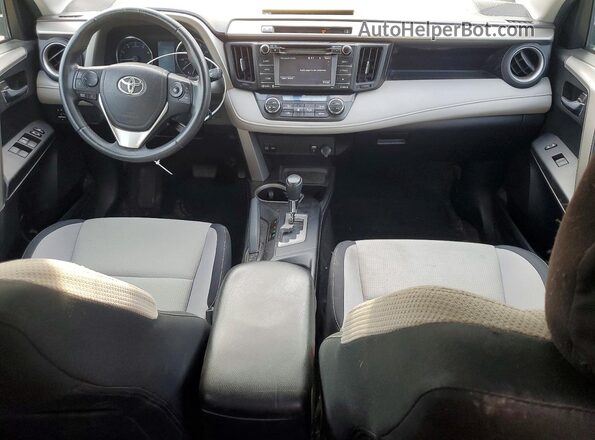 2T3RFREV1GW535844 2016 TOYOTA RAV4 Black Dashboard view
