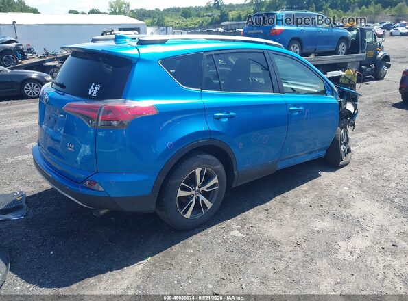 2T3RFREV1HW679721 2017 TOYOTA RAV4 Синий Задняя правая четверть