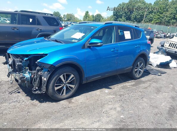 2T3RFREV1HW679721 2017 TOYOTA RAV4 Синий Передняя левая четверть