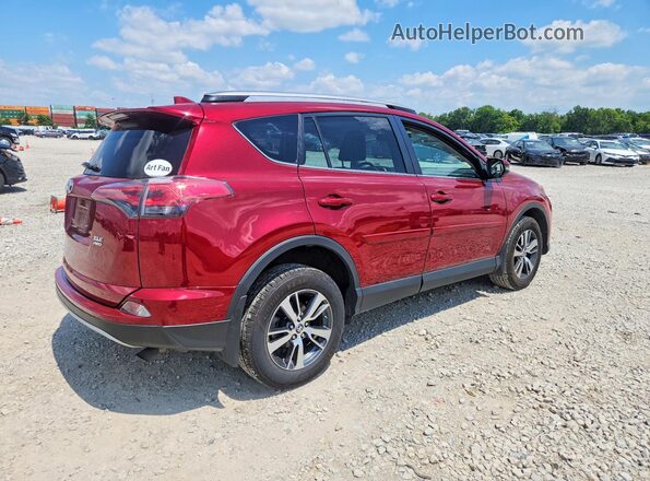 2T3RFREV1JW725148 2018 TOYOTA RAV4 Red უკანა მარჯვენა
