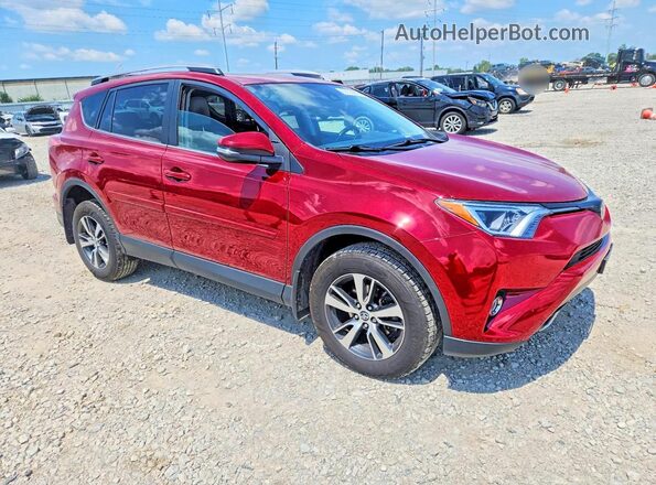 2T3RFREV1JW725148 2018 TOYOTA RAV4 Red წინა მარჯვენა