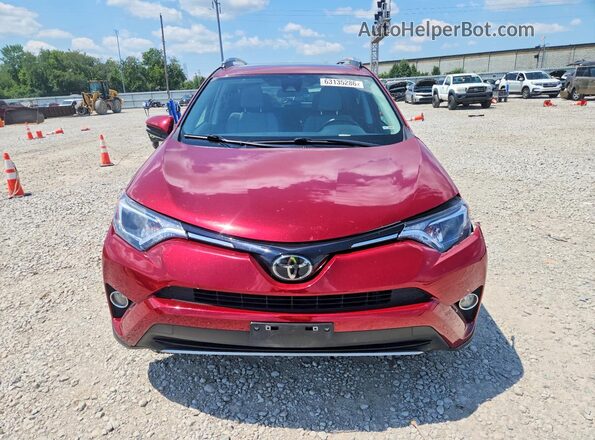 2T3RFREV1JW725148 2018 TOYOTA RAV4 Red წინა ხედი