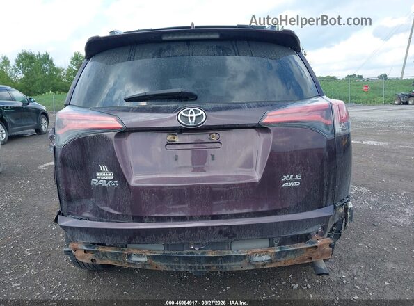 2T3RFREV1JW778111 2018 TOYOTA RAV4 Purple Вид спереду