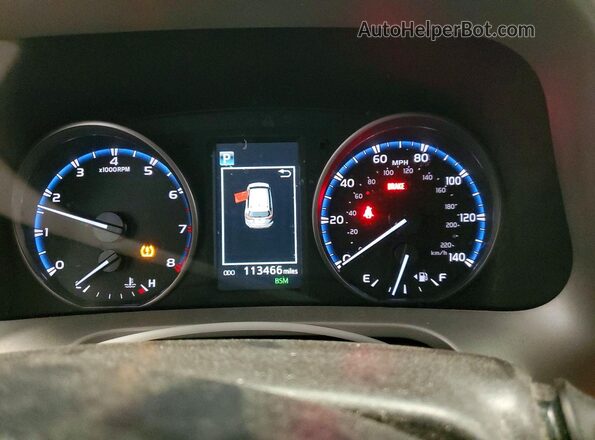 2T3RFREV2HW687228 2017 TOYOTA RAV4 Silver ხელსაწყოთა პანელის ხედი