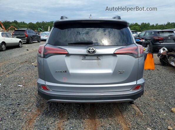 2T3RFREV3HW539847 2017 TOYOTA RAV4 Silver Вид ззаду