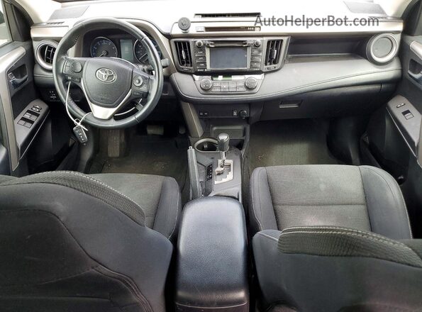 2T3RFREV3HW539847 2017 TOYOTA RAV4 Silver Вид панелі приладів