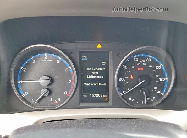 2T3RFREV3HW539847 2017 TOYOTA RAV4 Silver Вид щитка приладів