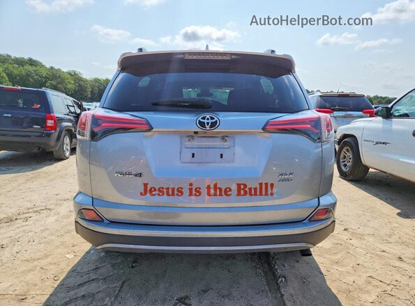2T3RFREV3HW554106 2017 TOYOTA RAV4 Silver Հետևի տեսք