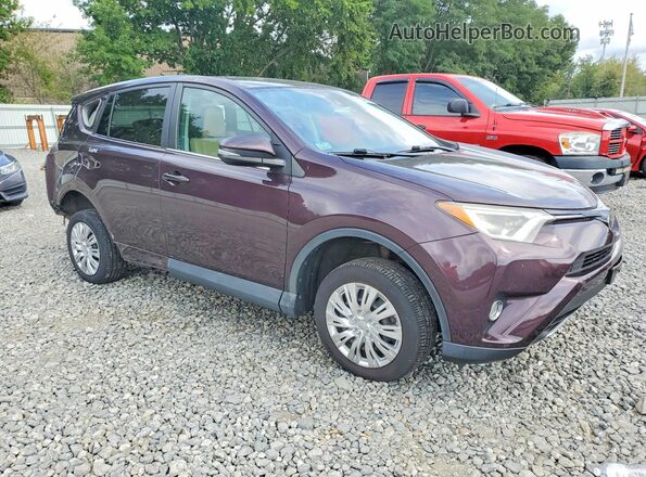 2T3RFREV3HW567874 2017 TOYOTA RAV4 Burgundy Սալոնի դիմացի տեսք