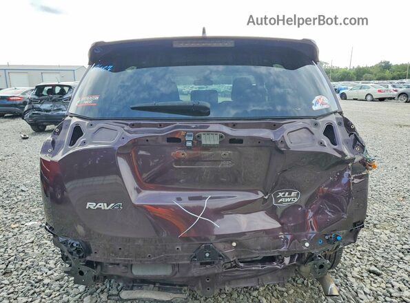2T3RFREV3HW567874 2017 TOYOTA RAV4 Burgundy Սալոնի հետևի տեսք