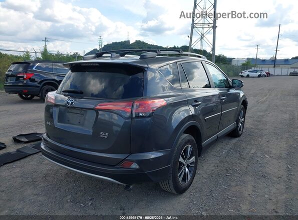 2T3RFREV3HW593598 2017 TOYOTA RAV4 Gray Tył prawy