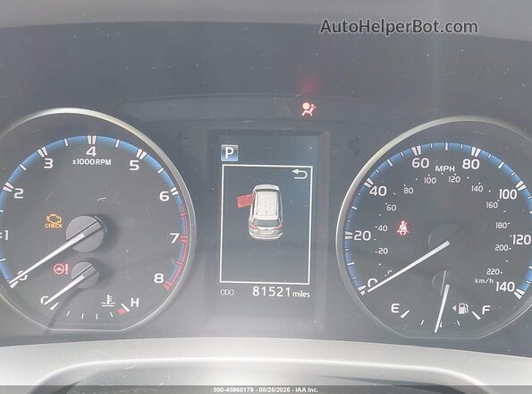2T3RFREV3HW593598 2017 TOYOTA RAV4 Gray Widok tylnych siedzeń