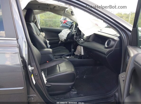 2T3RFREV3HW593598 2017 TOYOTA RAV4 Gray Widok wnętrza z przodu