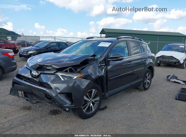 2T3RFREV3HW593598 2017 TOYOTA RAV4 Gray Przód lewy