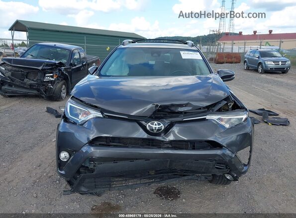 2T3RFREV3HW593598 2017 TOYOTA RAV4 Gray Widok zestawu wskaźników
