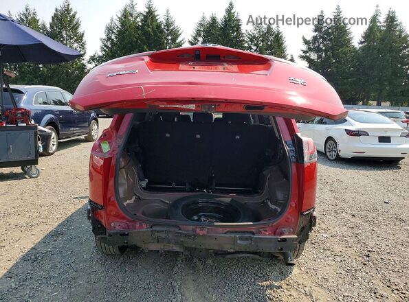 2T3RFREV3HW674763 2017 TOYOTA RAV4 Red Widok z tyłu