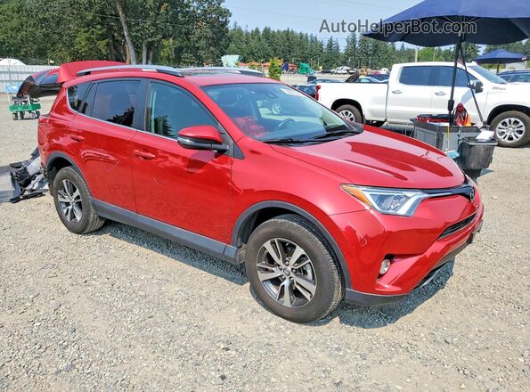 2T3RFREV3HW674763 2017 TOYOTA RAV4 Red Przód prawy