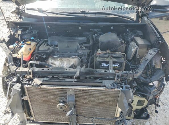 2T3RFREV3HW690056 2017 TOYOTA RAV4 Black ძრავის განყოფილების ხედი
