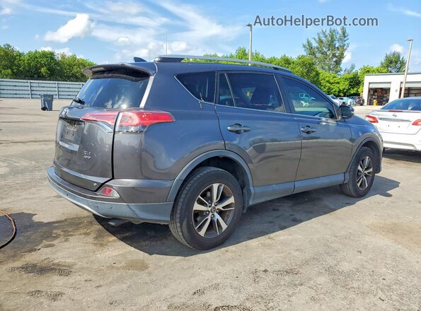 2T3RFREV3JW749869 2018 TOYOTA RAV4 Серый Задняя правая четверть