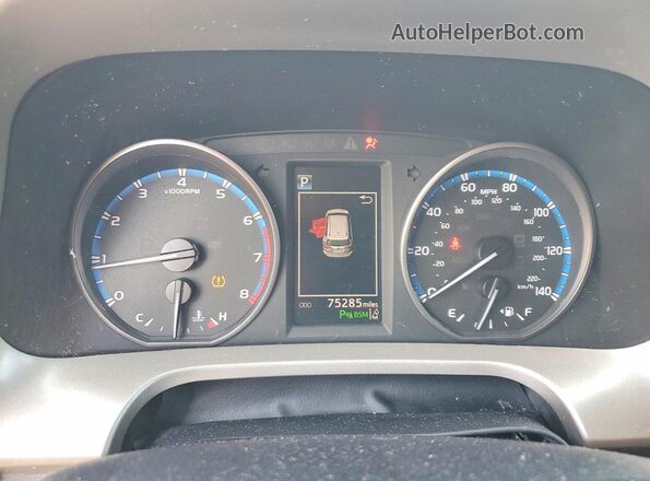 2T3RFREV3JW749869 2018 TOYOTA RAV4 Серый Вид щитка приборов