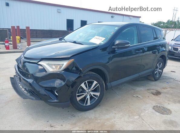 2T3RFREV3JW804918 2018 TOYOTA RAV4 Black წინა მარცხენა ხედი სამი მეოთხედიდან