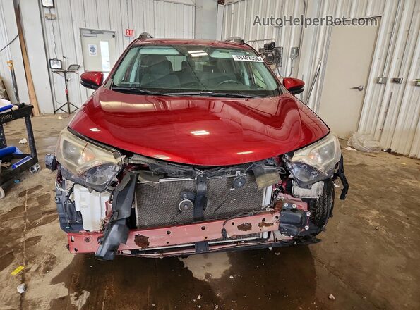 2T3RFREV3JW855500 2018 TOYOTA RAV4 Красный Вид спереди