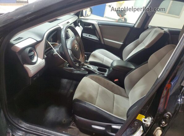 2T3RFREV4GW440064 2016 TOYOTA RAV4 Черный Вид салона спереди