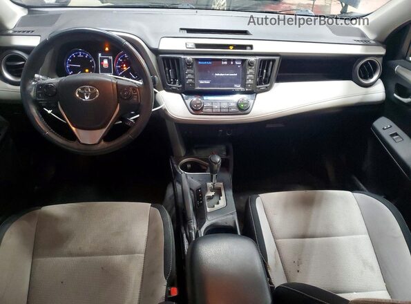 2T3RFREV4GW440064 2016 TOYOTA RAV4 Черный Вид панели приборов