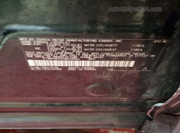 2T3RFREV4GW440064 2016 TOYOTA RAV4 Черный Вид подкапотного пространства